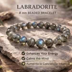 Labradorite Beaded Bracelet